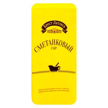 Сыр Брест Литовск Сметанковый 50% - купить, цены на BONUS - фото 1