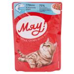 Hrana p-ru pisici adulte Miau 85g peste in sos fin