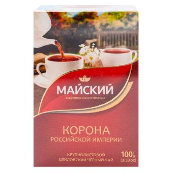 Ceai negru Maiskii Coroana Imperiului Rus 100g - cumpărați, prețuri pentru BONUS - foto 2