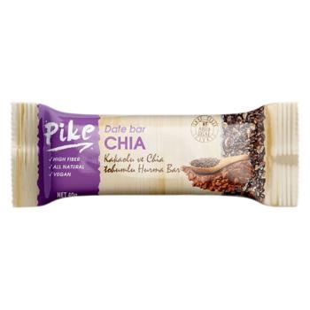 Батончик Pike с финиками и чиа без сахара 40г - купить, цены на BONUS - фото 1