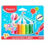 Creioane din ceara Maped Jumbo