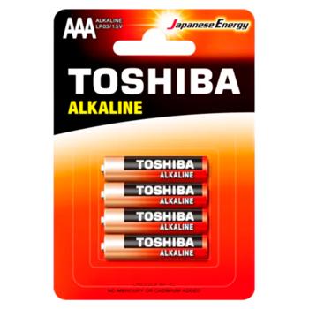 Baterie LR03 Toshiba alkaline RED bl.4. - cumpărați, prețuri pentru BONUS - foto 1