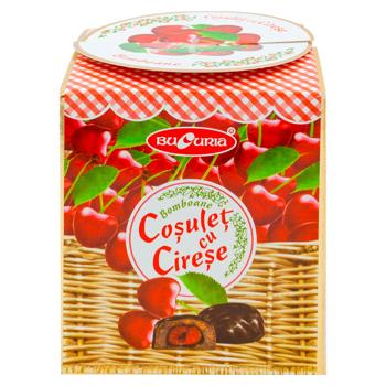Шоколадные конфеты Bucuria Cosulet cu cirese 200г - купить, цены на BONUS - фото 2