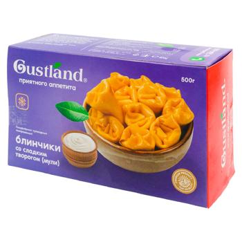 Clatite Gustland cu branza de vaca congelat 500g - cumpărați, prețuri pentru BONUS - foto 1