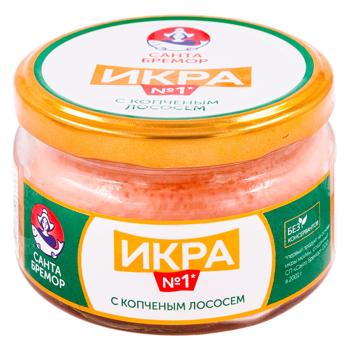 Icre de capelin Santa Bremor cu somon afumata 180g - cumpărați, prețuri pentru BONUS - foto 1