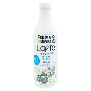 Lapte Ferma cu Origini 2.5% 1l - cumpărați, prețuri pentru BONUS - foto 1