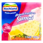 Плавленый сыр Hochland с ветчиной нарезка 140г