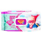 Servetele umede p-ru copii SuperBaby SuperPack 120buc musetel/aloe