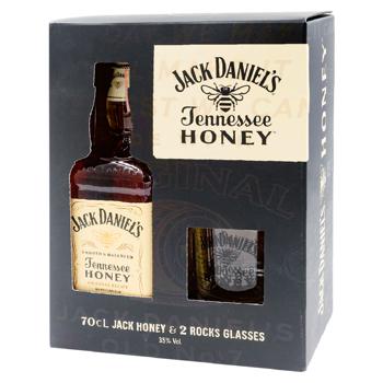 Liqueur Daniel’s Honey 35% 0,7l + 2 pahare - cumpărați, prețuri pentru BONUS - foto 5