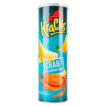 Чипсы Kracks со вкусом краба 160г - купить, цены на BONUS - фото 1