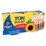 Ton Navodul Plin maruntit in uleu de floarea-soarelui 77g*2buc