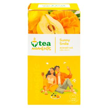 Чай зеленый Tea Moments Sunny Smile в пакетиках 1,8г*22шт - купить, цены на BONUS - фото 3