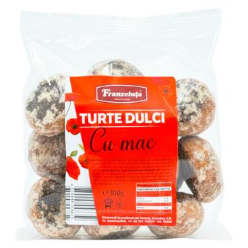 Turte Franzeluta dulci cu mac 300g - cumpărați, prețuri pentru BONUS - foto 1