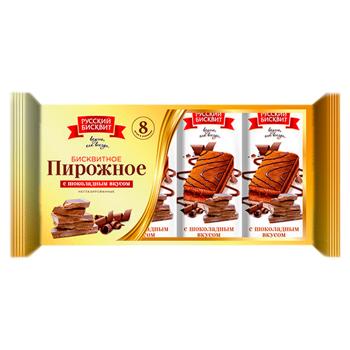 Пирожное Русский Бисквит Шоколад 240г - купить, цены на BONUS - фото 1