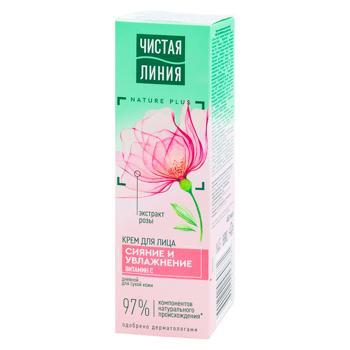 Крем для лица Чистая Линия Роза дневной 40мл - купить, цены на BONUS - фото 1