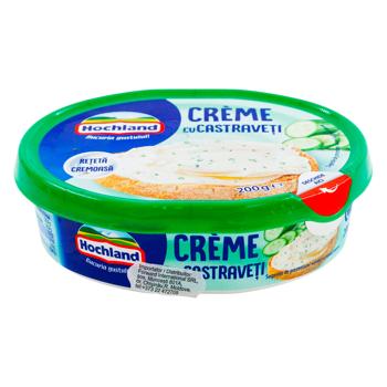 Крем-сыр Hochland с огурцами 200г - купить, цены на BONUS - фото 1