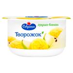 Творожок Савушкин Груша-банан 120г