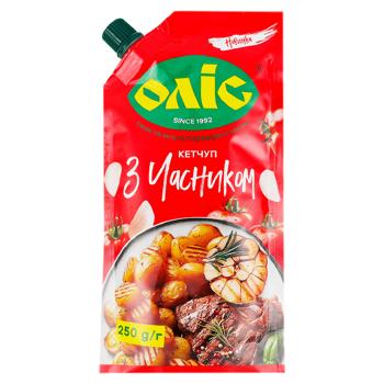 Кетчуп Olis Чесночный 250г - купить, цены на BONUS - фото 1