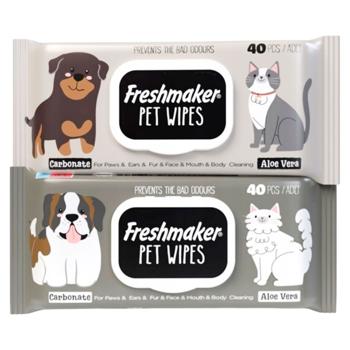 Servetele Freshmaker Pet Wipes capac 40buc - купить, цены на BONUS - фото 1