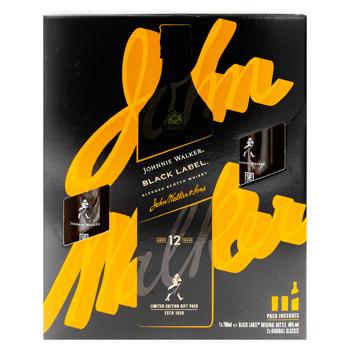 Whisky Johnnie Walker Black Label 12Y 40% 0.7l + 2 pahare - cumpărați, prețuri pentru BONUS - foto 3