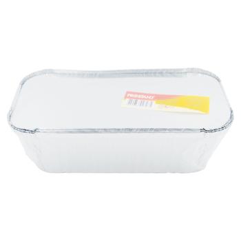 Контейнер S-816L с крышкой алюминиевый 315*315*56 3шт - купить, цены на BONUS - фото 3