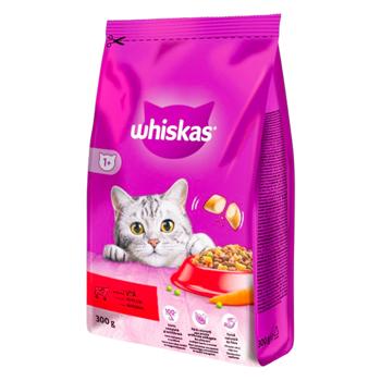 Hrana uscata Whiskas cu vita pentru pisici 300g - cumpărați, prețuri pentru BONUS - foto 1
