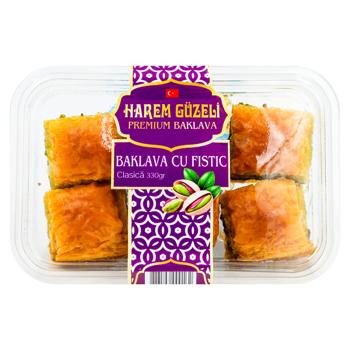 Baklava Harem Guzeli fistic Clasica 330g - купить, цены на BONUS - фото 1