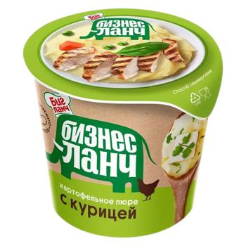 Пюре картофельное Бизнес Ланч с курицей 40г - купить, цены на BONUS - фото 1