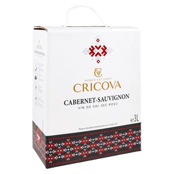 Вино Cricova National Каберне Cовиньон красное сухое 3л - купить, цены на BONUS - фото 2