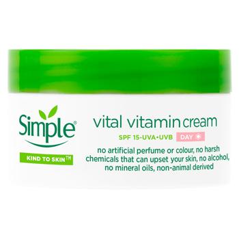 Crema p/u fata zi Simple 50ml Vitamine - купить, цены на BONUS - фото 1