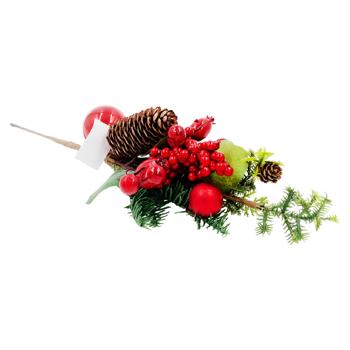 Ramura Casa Masa margele/fructe rosii 43cm - купить, цены на BONUS - фото 3