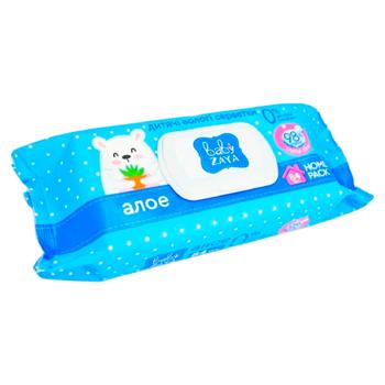 Servetele umede Baby Zaya Aloe 84buc - cumpărați, prețuri pentru BONUS - foto 1