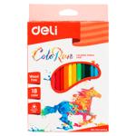 Creioane colorate DELI Run 18 culori