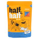 Hrana Half&Half p/u pisici Iepure/mar in sos 85g