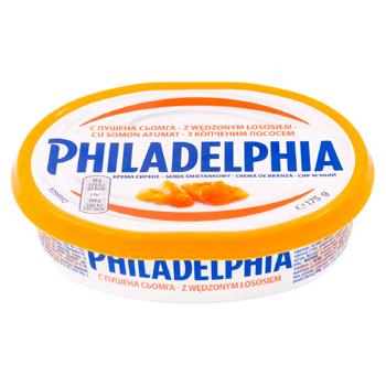 Crema de branza Philadelphia cu somon afumat 170g - cumpărați, prețuri pentru BONUS - foto 1