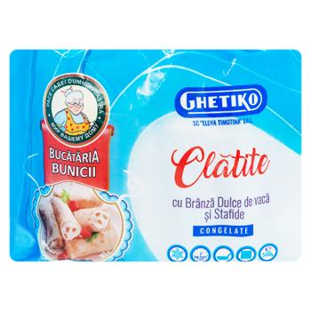 Clatite Ghetiko cu branza dulce de vaca si stafide congelat 500g - cumpărați, prețuri pentru BONUS - foto 1