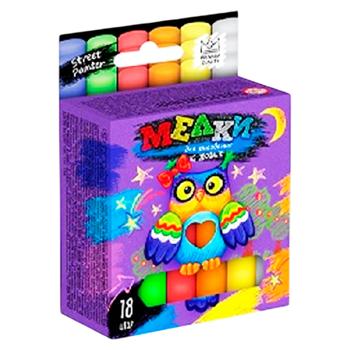 Creta p/u desen pe asfalt Classic 18buc - купить, цены на BONUS - фото 1