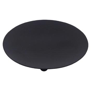 Suport-farfurie pu luminari cu picioruse metal negru D8cm - cumpărați, prețuri pentru BONUS - foto 1