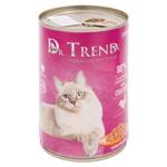 Hrana p/u pisici adulte d/steriliz. Dr.Trend 400g pui buc. sos