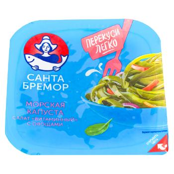 Морская капуста Santa Bremor Салат Витаминный с овощами 200г - купить, цены на BONUS - фото 1