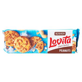 Biscuiti Roshen Lovita Classic Peanuts 150g - cumpărați, prețuri pentru BONUS - foto 1
