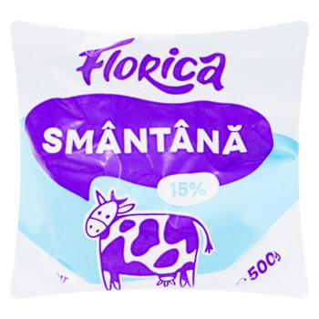 Smantana Florica 15% 500g - cumpărați, prețuri pentru BONUS - foto 1