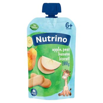 Piure Nutrino mare/pere/banane/biscuiti 6 luni 100g - cumpărați, prețuri pentru BONUS - foto 1