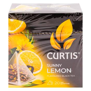 Ceai negru Curtis Sunny Lemon in piramide 1.8g*20buc - cumpărați, prețuri pentru BONUS - foto 2