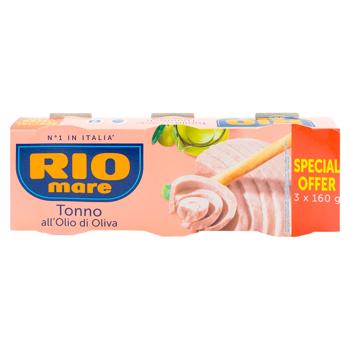 Ton Rio Mare in ulei de masline 3*160g - cumpărați, prețuri pentru BONUS - foto 1