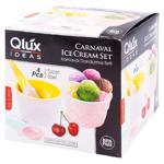 Set din plastic Qlux pentru înghetata