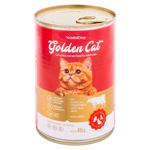Hrana umeda Golden Cat cu vita pentru pisici 415g
