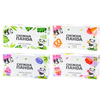 Servetele Snizhna Panda 2 straturi 150buc cutie - cumpărați, prețuri pentru BONUS - foto 1
