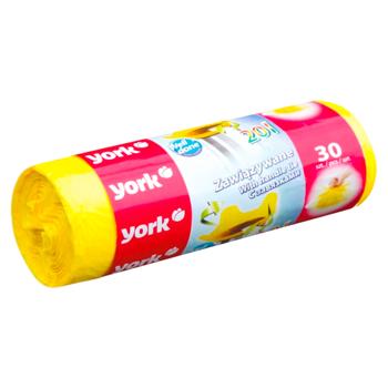 Saci menaj York 20L/30buc cu siret - cumpărați, prețuri pentru BONUS - foto 1