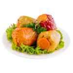 Перец фаршированный овощами